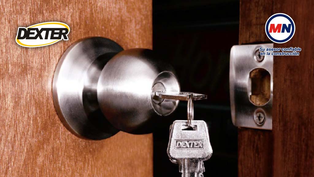 Pomo de puerta de níquel satinado con cerradura y llave, cerradura de bola  redonda, perilla de puerta interior/exterior para dormitorio o baño (acero
