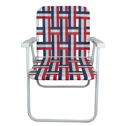 SILLA JARDIN PLEGABLE ENTRAMADO ROJO Y BLANCO SILLA JARDIN PLEGABLE ENTRAMADO ROJO Y BLANCO