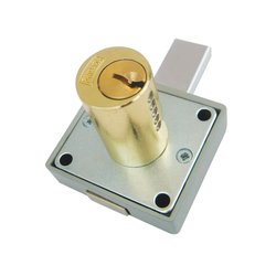 Cerradura Phillips Mueble Cromo Cañón Grande 36 mm 250 Cerradura Phillips Mueble Cromo Cañón Grande 36 mm 250