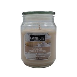 Vela aromática creamy van swirl 18 oz Vela aromática creamy van swirl 18 oz