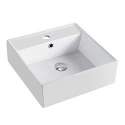 Lavabo sobreponer Sena blanco Foncer Lavabo sobreponer Sena blanco Foncer