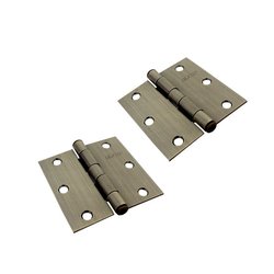 Bisagra Cabeza Plana Sin Balero Latón Antiguo Dexter Bisagra Cabeza Plana Sin Balero Latón Antiguo Dexter