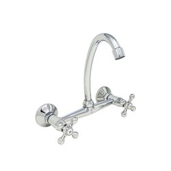 Llave Mezcladora 8" a Pared Para Fregadero Rugo Maneral Cruceta Llave Mezcladora 8" a Pared Para Fregadero Rugo Maneral Cruceta