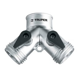 Adaptador Y Truper 2 mangueras Aluminio AD-2 Adaptador Y Truper 2 mangueras Aluminio AD-2