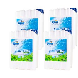 Algicida Abrillantador Cristalin Green 5 Lts Spin Químico (4pz)  Algicida Abrillantador Cristalin Green 5 Lts Spin Químico (4pz)