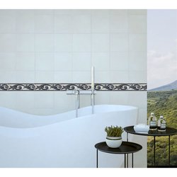 Cenefa cerámica para muro Tiles 2000 8x25 cm azul  Cenefa cerámica para muro Tiles 2000 8x25 cm azul