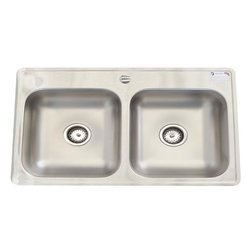 Fregadero Eb Técnica 84 x 56 cm 2 Tinas M11022  Fregadero Eb Técnica 84 x 56 cm 2 Tinas M11022