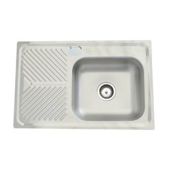 Fregadero M101 marca Eb Técnica 80 x 52 cm Acero Inoxidable  Fregadero M101 marca Eb Técnica 80 x 52 cm Acero Inoxidable