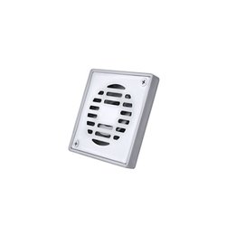 Coladera Cuadrada de Abs con Rejilla de Acero Inoxidable Coflex Coladera Cuadrada de Abs con Rejilla de Acero Inoxidable Coflex