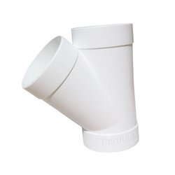 Yee PVC Sanitario Doble 4 x 4 110 x 110 mm Yee PVC Sanitario Doble 4 x 4 110 x 110 mm