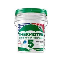 Thermotek Impermeabilizante Fibratado Doble Acción 19 Lts Thermotek Impermeabilizante Fibratado Doble Acción 19 Lts