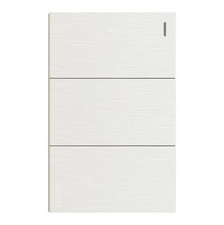 Placa 3 Apagadores Sencillos Lucek Flat Blanco Placa 3 Apagadores Sencillos Lucek Flat Blanco