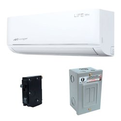 Paquete Minisplit Life 12 Plus 1 Ton 110V + Kit Eléctrico  Paquete Minisplit Life 12 Plus 1 Ton 110V + Kit Eléctrico