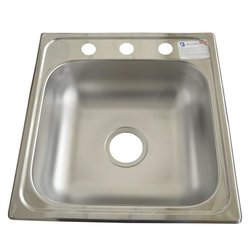 Fregadero M10 marca Eb Técnica 38 x 38 cm 1 tina  Fregadero M10 marca Eb Técnica 38 x 38 cm 1 tina