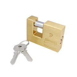 Candado Cortina Phillips núm 9 Latón Macizo Candado Cortina Phillips núm 9 Latón Macizo