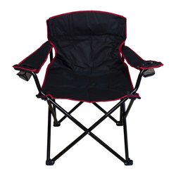 Silla Quad plegable negro y rojo Silla Quad plegable negro y rojo