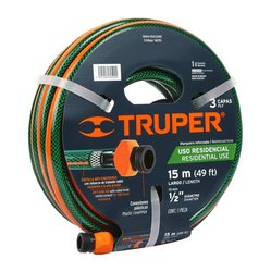 Manguera Jardín Truper ½ Reforzada 15 m Manguera Jardín Truper ½ Reforzada 15 m