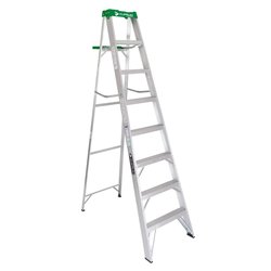 Escalera Tijera Aluminio 2.44 M 7 Peldaños 175 KG  Escalera Tijera Aluminio 2.44 M 7 Peldaños 175 KG