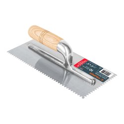 Llana 11" Dentado Triangular 10 Remaches Mango de Madera Truper Llana 11" Dentado Triangular 10 Remaches Mango de Madera Truper