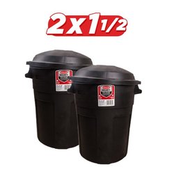 Paquete 2 x 1 1/2 cesto 76l Paquete 2 x 1 1/2 cesto 76l