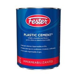 Cemento Plástico Negro Plastic Cement Fester 1 Lt  Cemento Plástico Negro Plastic Cement Fester 1 Lt