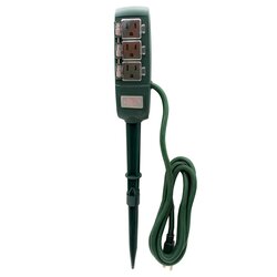 Estaca jardín PowerZone 3 tomas cable 13.54 x 1.82 m Estaca jardín PowerZone 3 tomas cable 13.54 x 1.82 m
