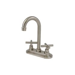 Llave Mezcladora 4" Para Lavabo Tipo Bar Rugo Manerales Cruceta Llave Mezcladora 4" Para Lavabo Tipo Bar Rugo Manerales Cruceta