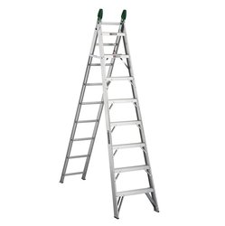 Escalera Convertible Aluminio 17 Peldaños marca Cuprum  Escalera Convertible Aluminio 17 Peldaños marca Cuprum