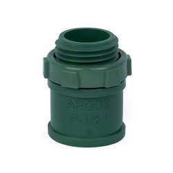 Conector PVC Conduit Pesado ½ pulg Verde Conector PVC Conduit Pesado ½ pulg Verde