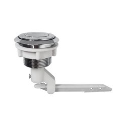 Botón Cromado Descarga WC  Botón Cromado Descarga WC