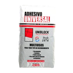 Adhesivo Universal Uniblock Blanco 20 kg Adhesivo Universal Uniblock Blanco 20 kg