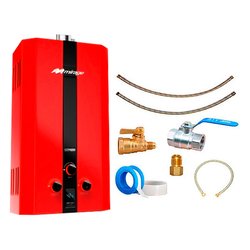 Calentador Paso 16 L Rojo Gas LP Incluye Kit de Instalación Calentador Paso 16 L Rojo Gas LP Incluye Kit de Instalación