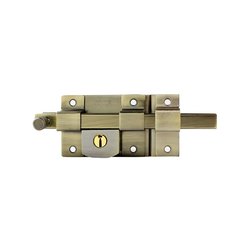 Cerradura de Barra Dexter Latón Antiguo Derecha Cerradura de Barra Dexter Latón Antiguo Derecha