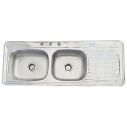 Fregadero marca Eb Técnica 144 x 54 cm 2 Tinas 1 Escurridor Fregadero marca Eb Técnica 144 x 54 cm 2 Tinas 1 Escurridor