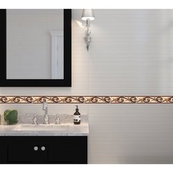 Cenefa cerámica para muro DKJ1118G Tiles 2000 8x25 cm beige  Cenefa cerámica para muro DKJ1118G Tiles 2000 8x25 cm beige