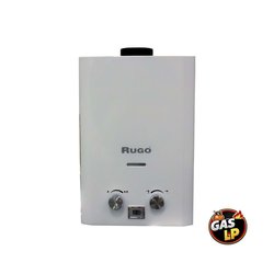 Calentador paso 6 L Rugo instantáneo blanco Gas LP Calentador paso 6 L Rugo instantáneo blanco Gas LP