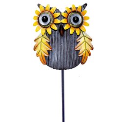 Estaca decorativa para jardín figura Búho 1.21 M Estaca decorativa para jardín figura Búho 1.21 M
