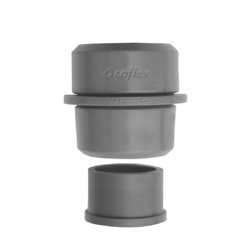 Chupón Universal para Descarga Gris Oscuro Coflex 2 pulgadas Chupón Universal para Descarga Gris Oscuro Coflex 2 pulgadas