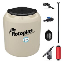 Tinaco Rotoplas Plus Beige 450 L c/herrajes y Filtro 98 X 87 Tinaco Rotoplas Plus Beige 450 L c/herrajes y Filtro 98 X 87
