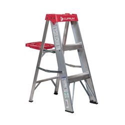 Escalera Tijera Aluminio 2 Peldaños 150 KG  Escalera Tijera Aluminio 2 Peldaños 150 KG