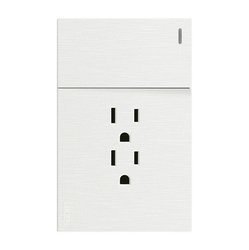 Placa 1 Apagador Sencillo 2 Contactos Lucek Flat Blanco Placa 1 Apagador Sencillo 2 Contactos Lucek Flat Blanco