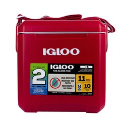 Hielera Tag along Igloo too c/correa ajustable 14 latas rojo Hielera Tag along Igloo too c/correa ajustable 14 latas rojo