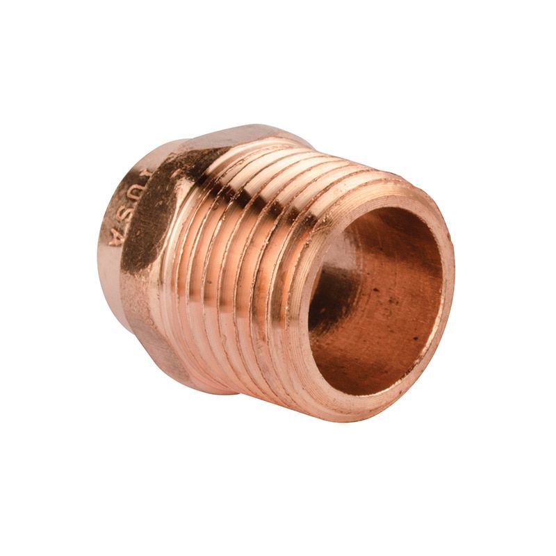 Conector Cobre Rosca Exterior 19 mm ¾ Conector Cobre Rosca Exterior 19 mm ¾