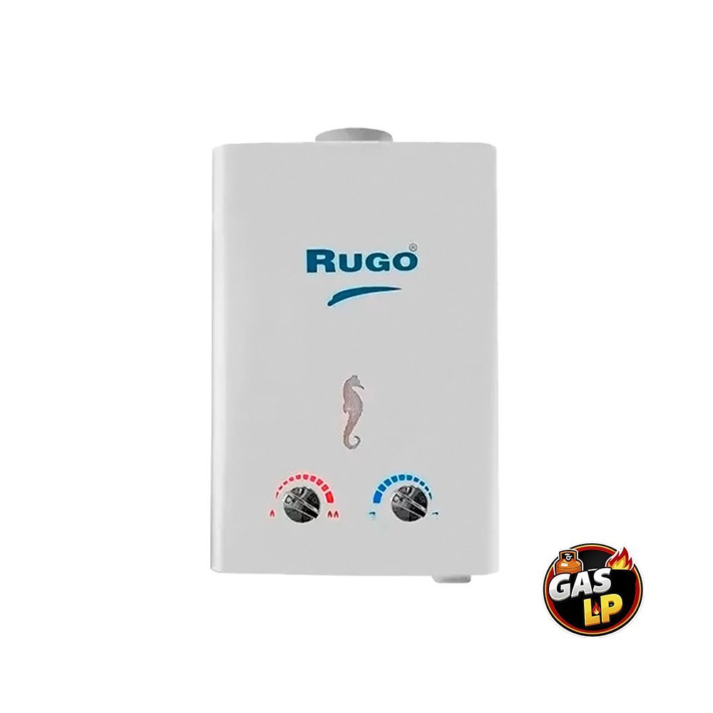 Calentador de Paso Instantáneo Rugo Gas LP 8 L Calentador de Paso Instantáneo Rugo Gas LP 8 L