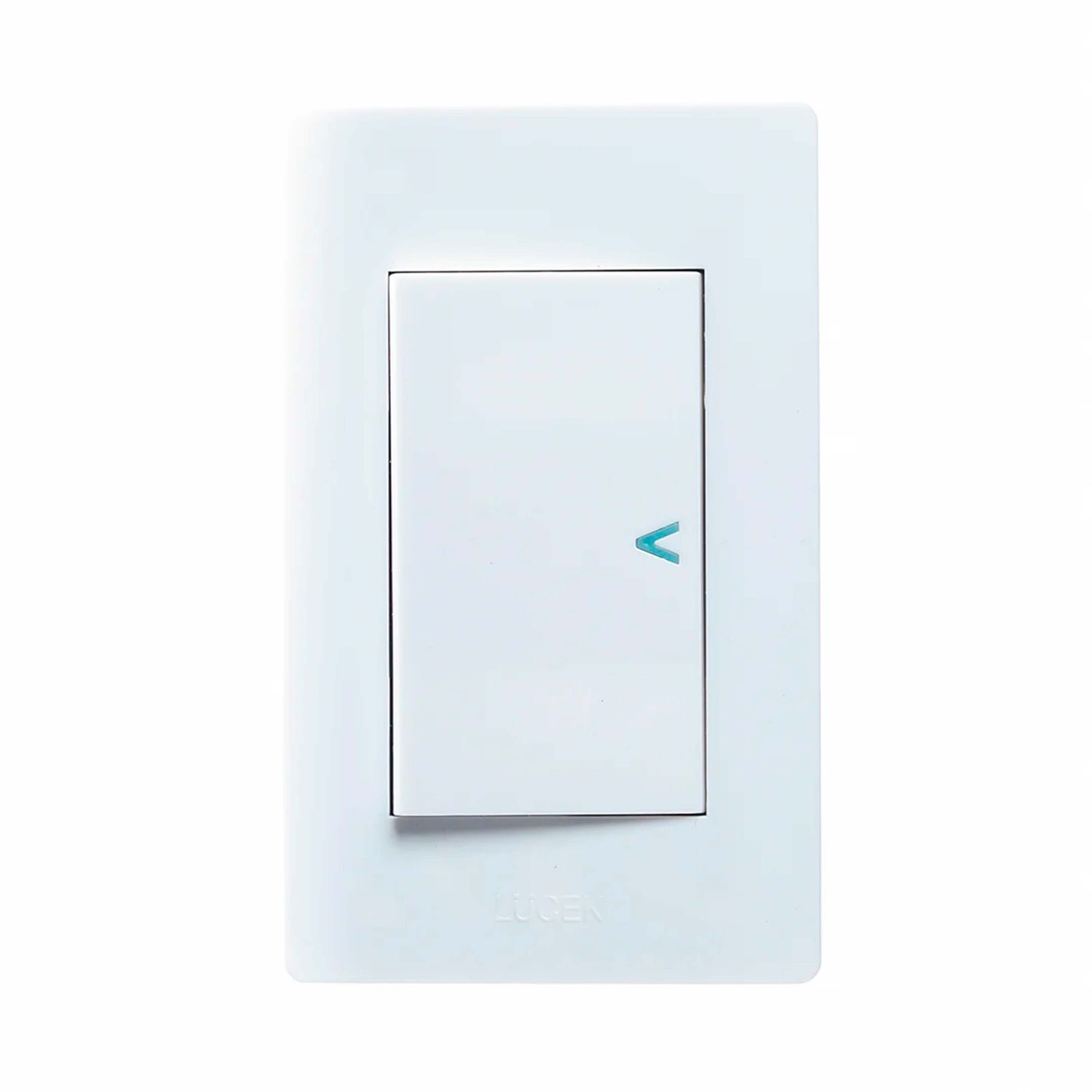 Placa Apagador Sencillo Blanco marca Lucek Placa Apagador Sencillo Blanco marca Lucek