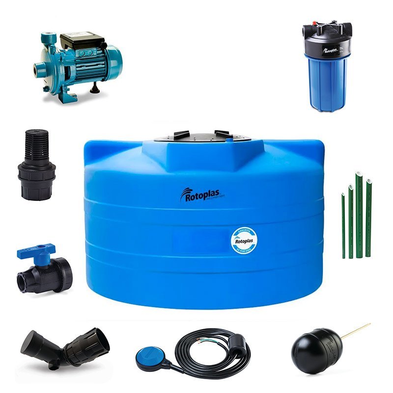 Cisterna Rotoplas Equipada 5000 Litros para Almacenar Agua Cisterna Rotoplas Equipada 5000 Litros para Almacenar Agua