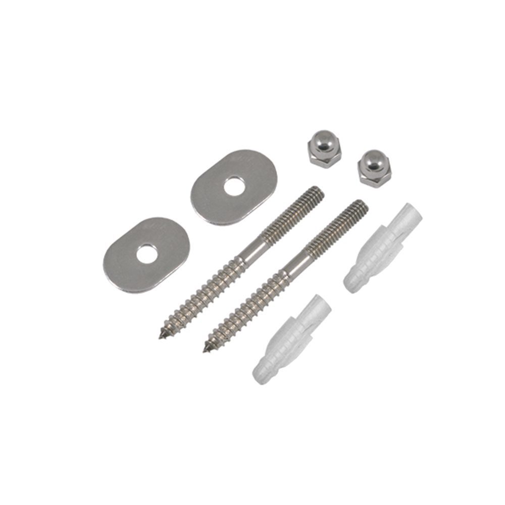 Juego de tornillos Pija para sanitario P/WC Acero Inoxidable 3" Juego de tornillos Pija para sanitario P/WC Acero Inoxidable 3"
