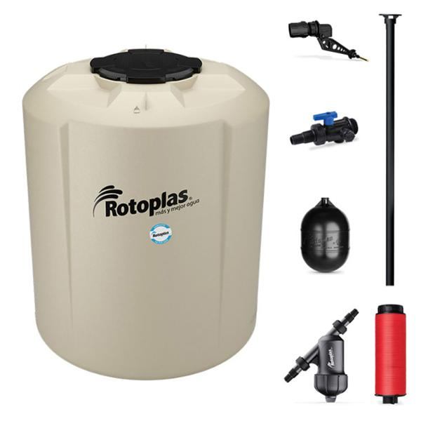 Tinaco Rotoplas Beige 2500 L c/herrajes y Filtro 1.75 X 1.45 Tinaco Rotoplas Beige 2500 L c/herrajes y Filtro 1.75 X 1.45