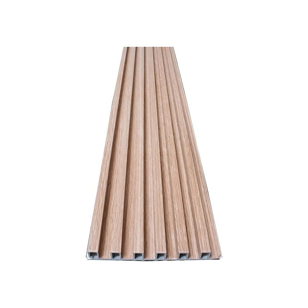 Panel Lambrin para pared WPC interior fresno 16.5X290X2.2 CM Panel Lambrin para pared WPC interior fresno 16.5X290X2.2 CM