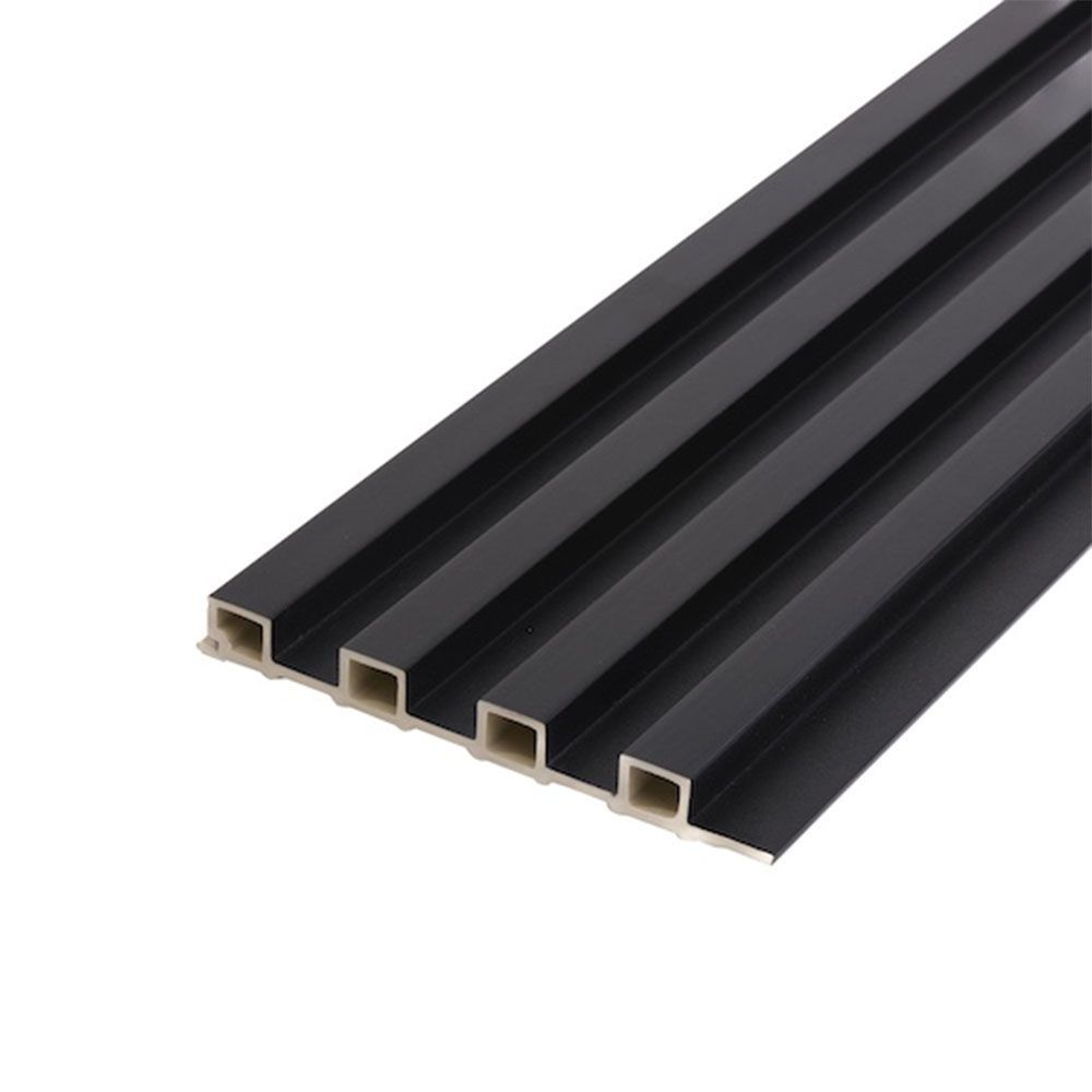 Panel Lambrin para pared WPC interior negro 16.5X290X2.2CM Panel Lambrin para pared WPC interior negro 16.5X290X2.2CM